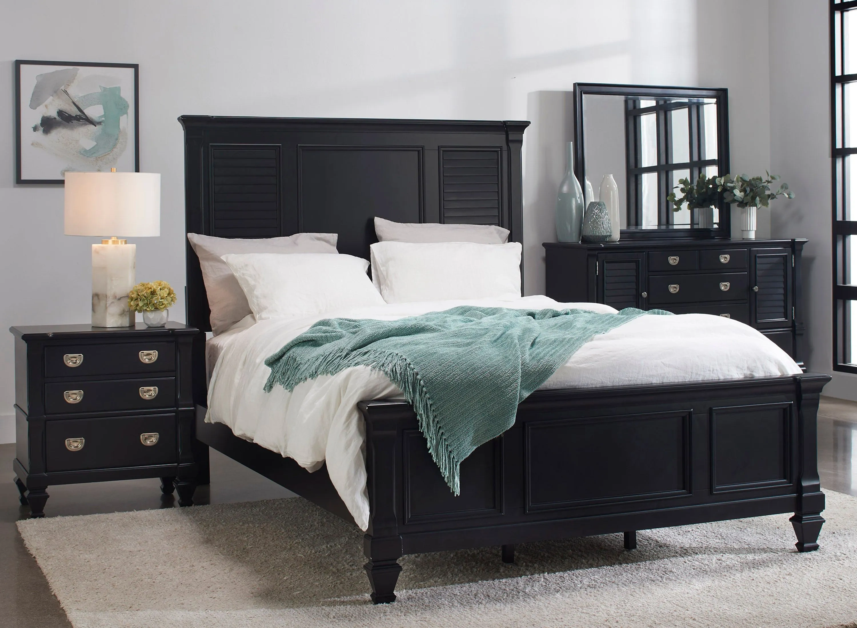 Asher 4-pc. Panel Bedroom Set | Raymour & Flanigan