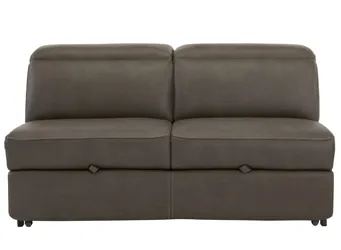 Orion Armless Loveseat w/Pop Up Sleeper and Speaker Headrest