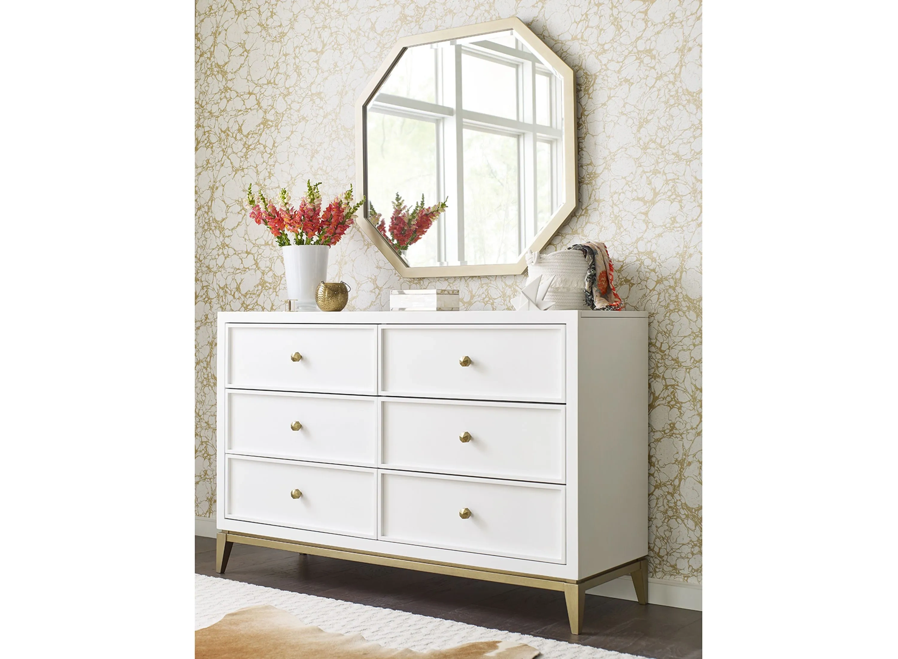 Chelsea by Rachael Ray Dresser and Mirror | Raymour & Flanigan