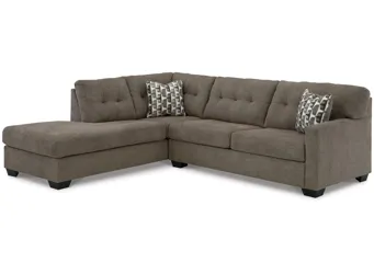 Mahoney 2-pc. Sleeper Sectional with Chaise Chocolate Product_Grid_Image