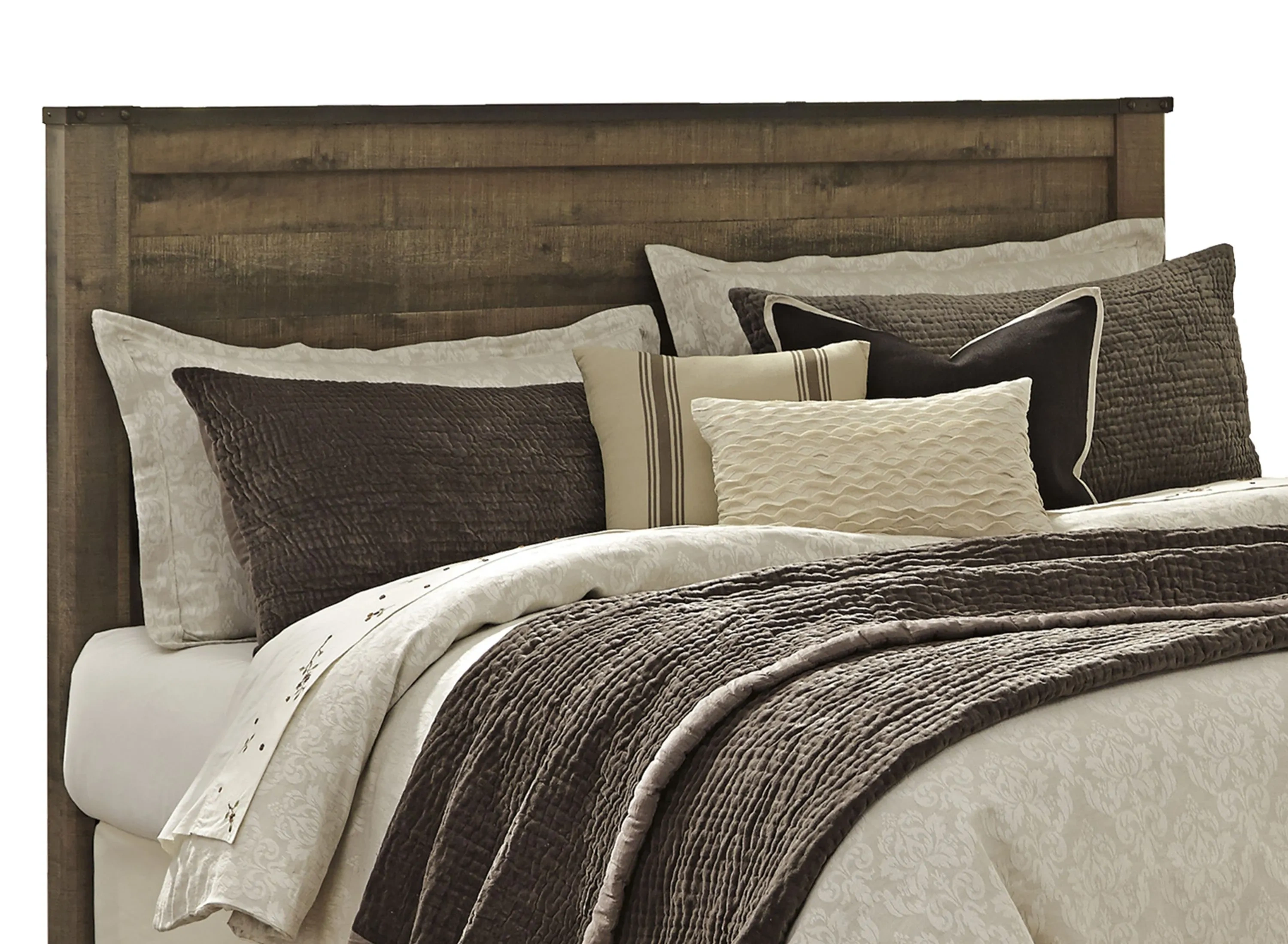 TRINELL KING/CALIFORNIA PANEL HEADBOARD | Raymour & Flanigan