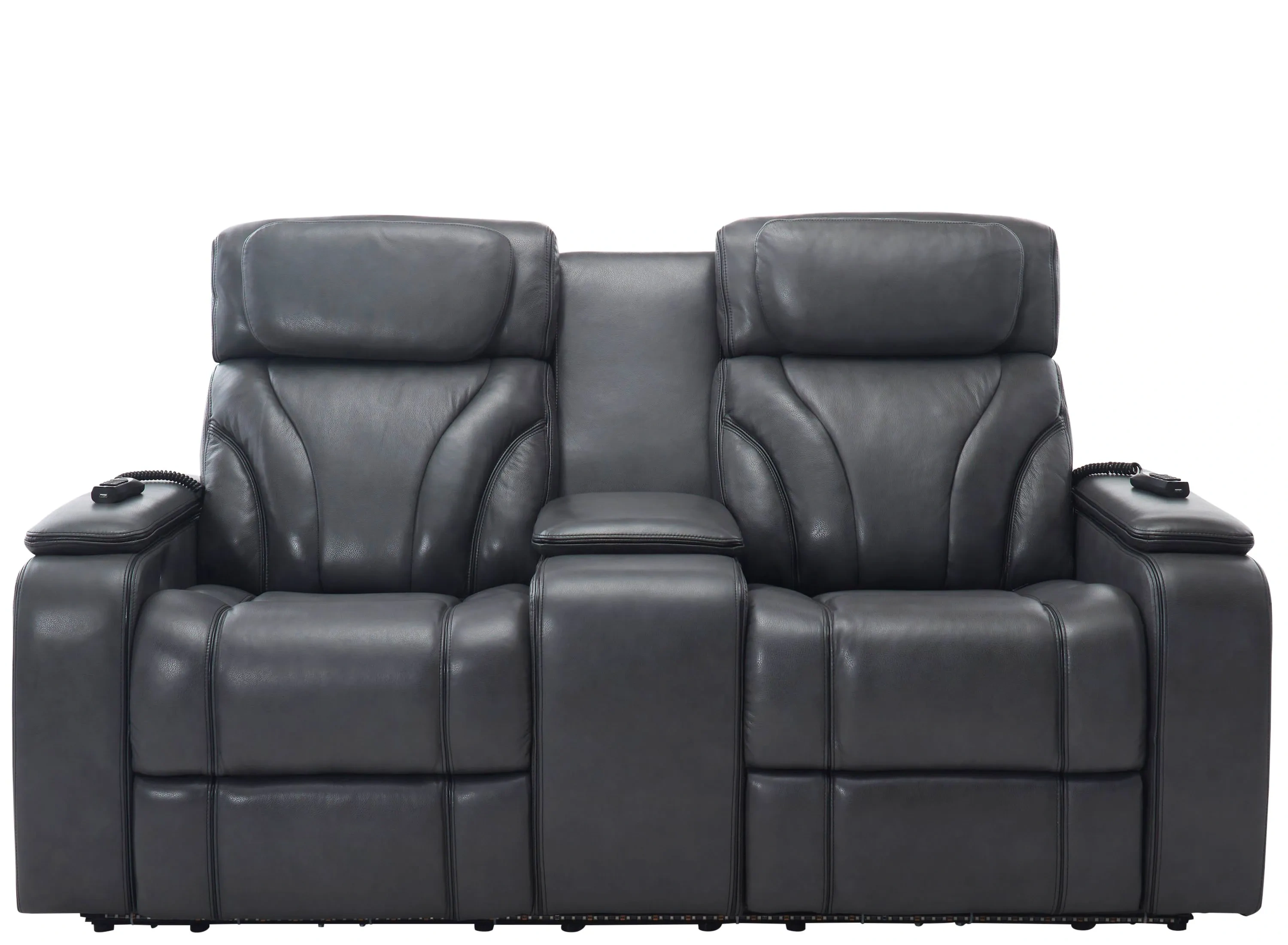 Avis Zero Gravity Power Console Loveseat w/ Power Headrest, Lumbar