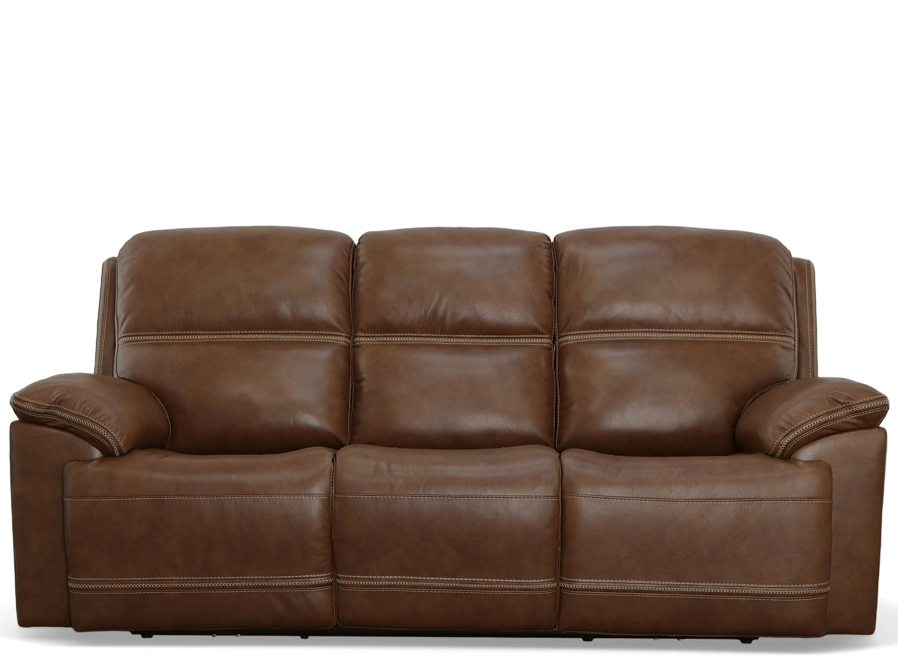 Jackson Leather Power Reclining Sofa with Power Headrest | Raymour