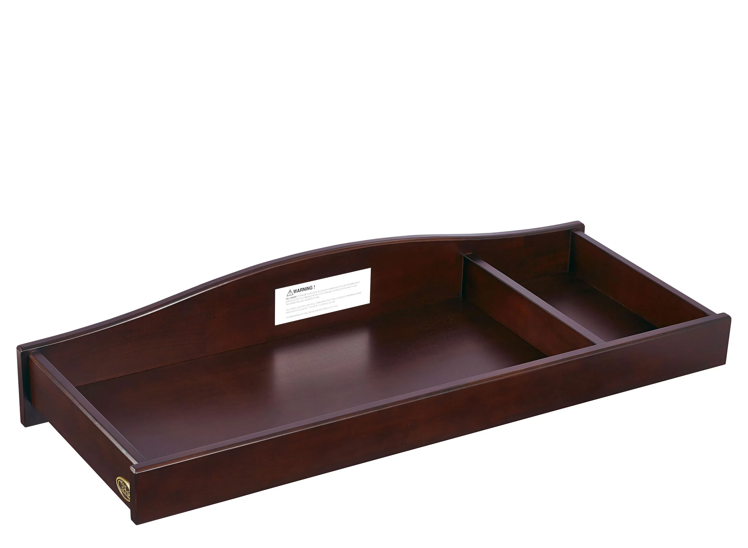 Espresso changing table topper shop