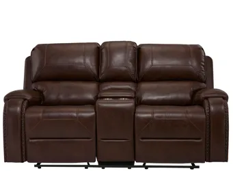 Portman Microfiber Reclining Loveseat