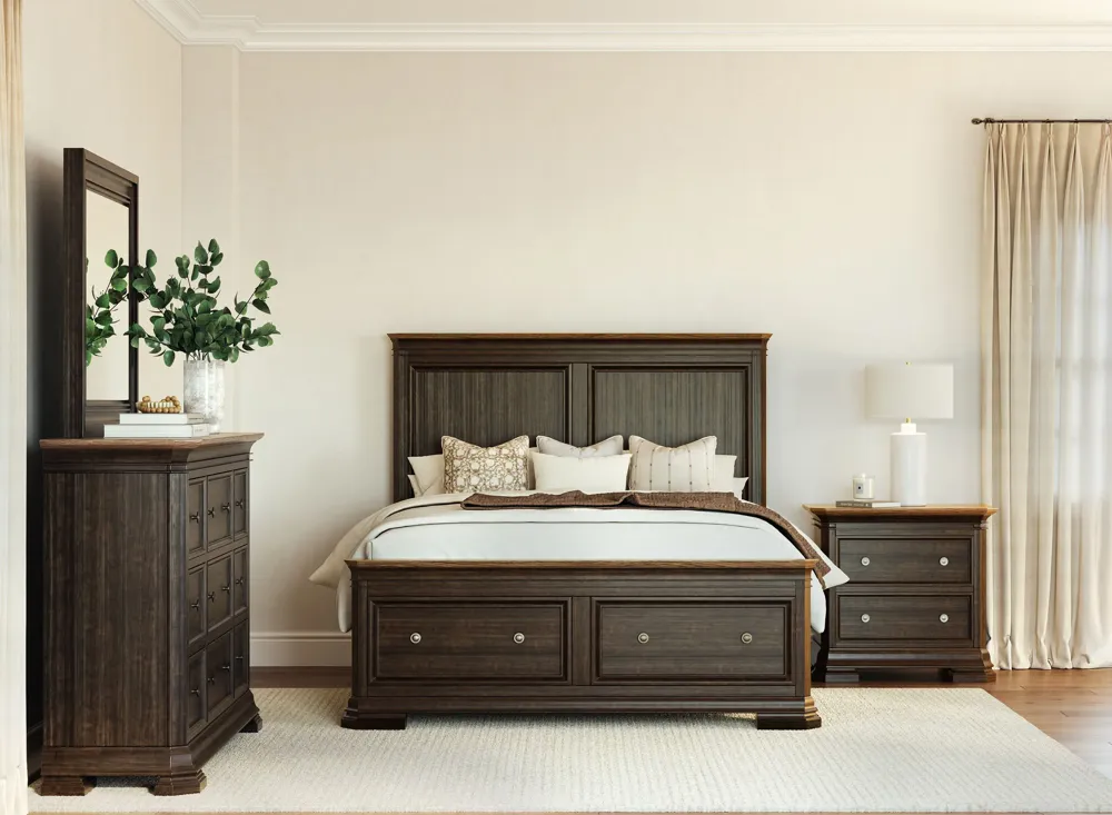 Kingshill 4-pc. Platform Storage Bedroom Set | Raymour & Flanigan