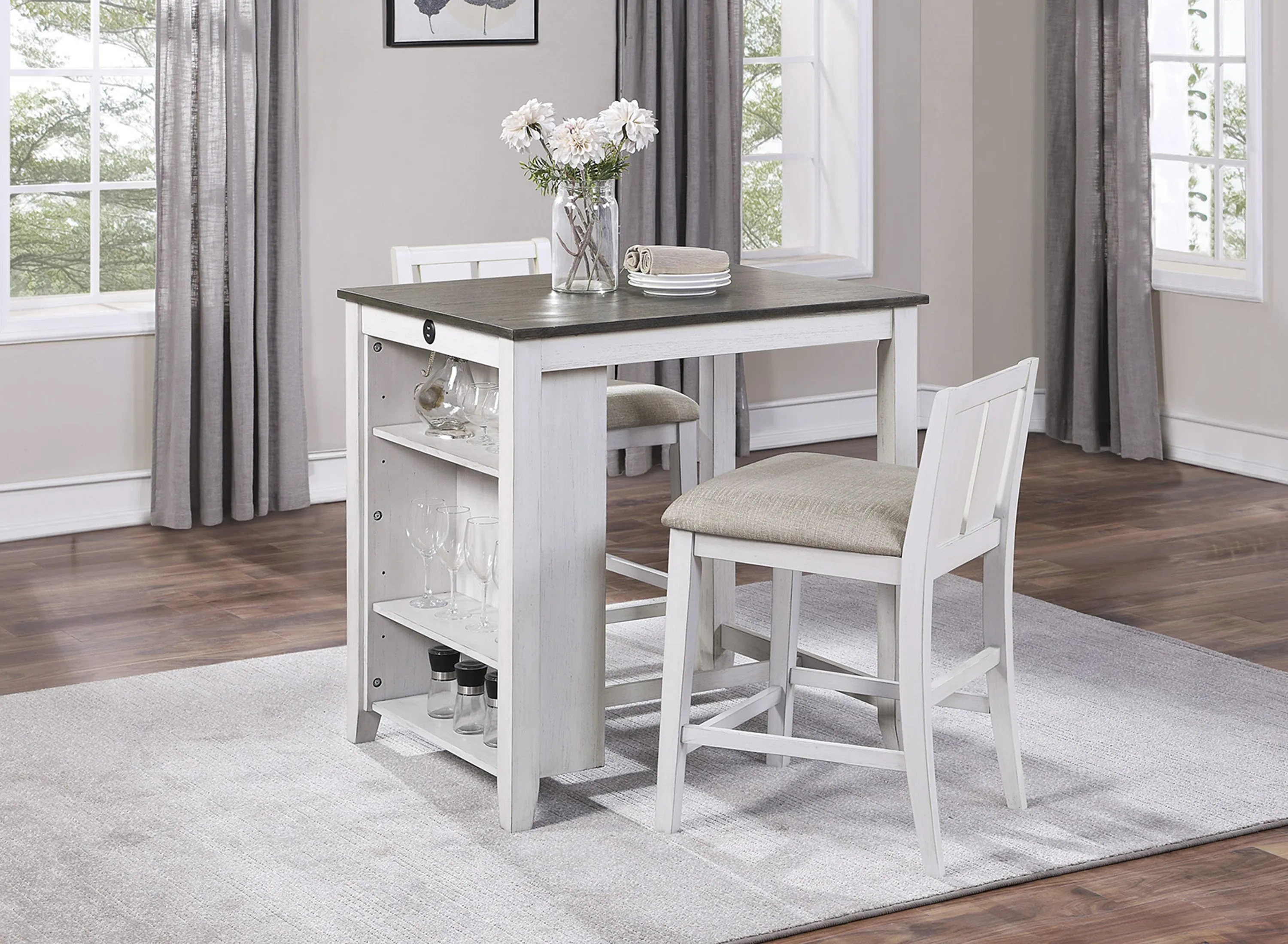 Atli 3 piece counter height dining set hotsell