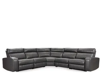 Samperstone 6-pc. Power Reclining Sectional | Raymour & Flanigan