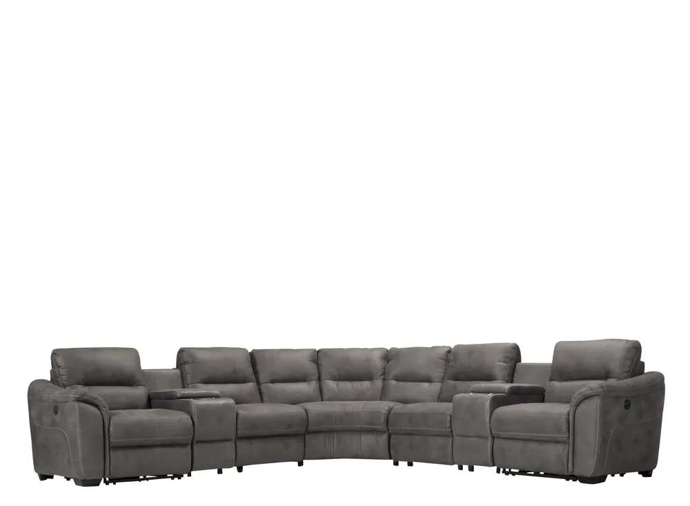 自主盤/ROLF GRAF◆北欧AOR◆ M/COMPLETELY Rockland Microfiber 7-pc. Power Sectional | Raymour & Flanigan