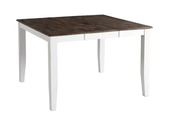 Kona Butterfly Leaf Counter Height Table Gray and White finish Product_Grid_Image