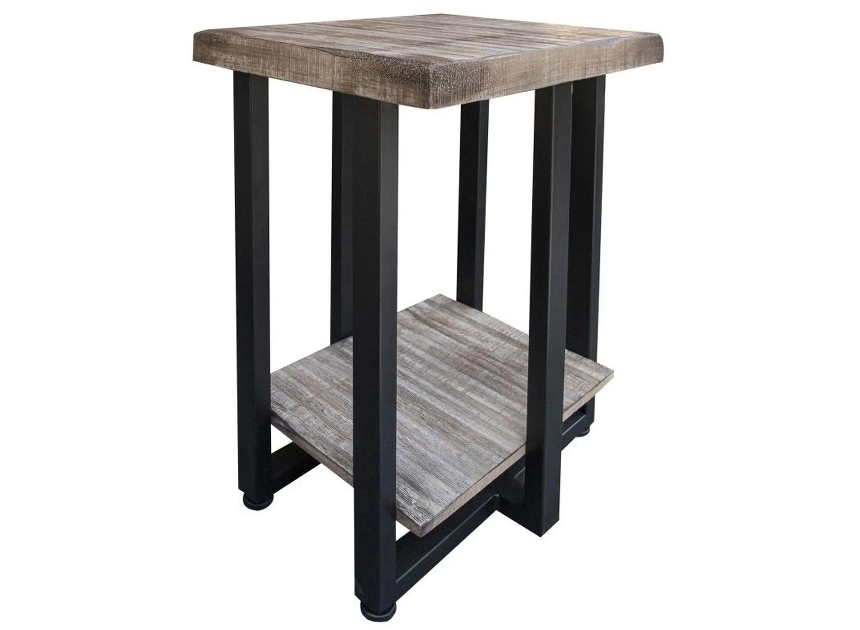 Old Wood Chair Side Table | Raymour & Flanigan