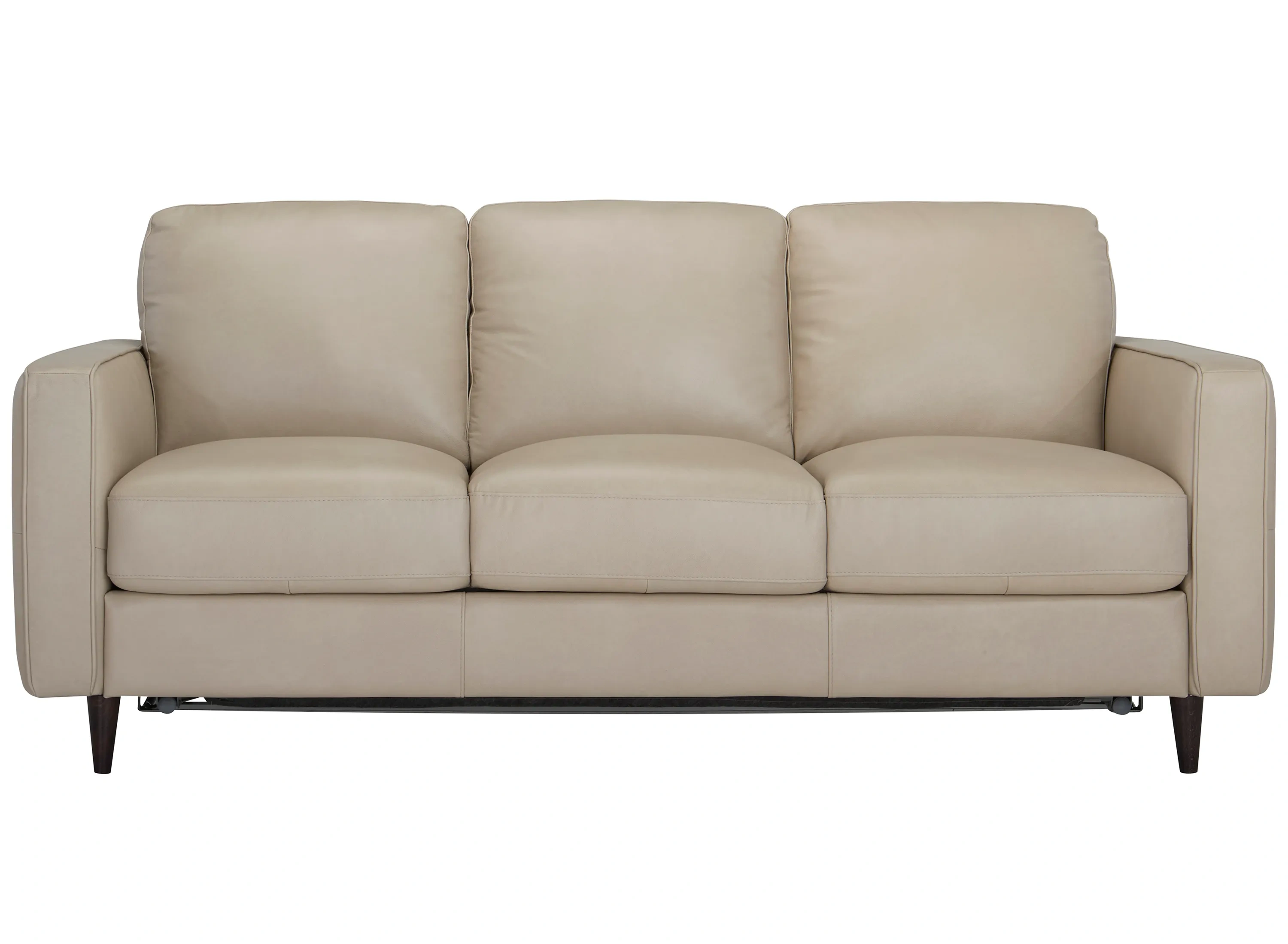 Milano Leather Queen Sleeper w/ Memory Foam Mattress | Raymour