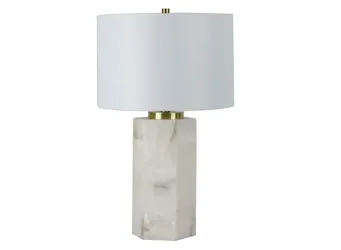 Alabaster Table Lamp with Night Light  Product_Grid_Image
