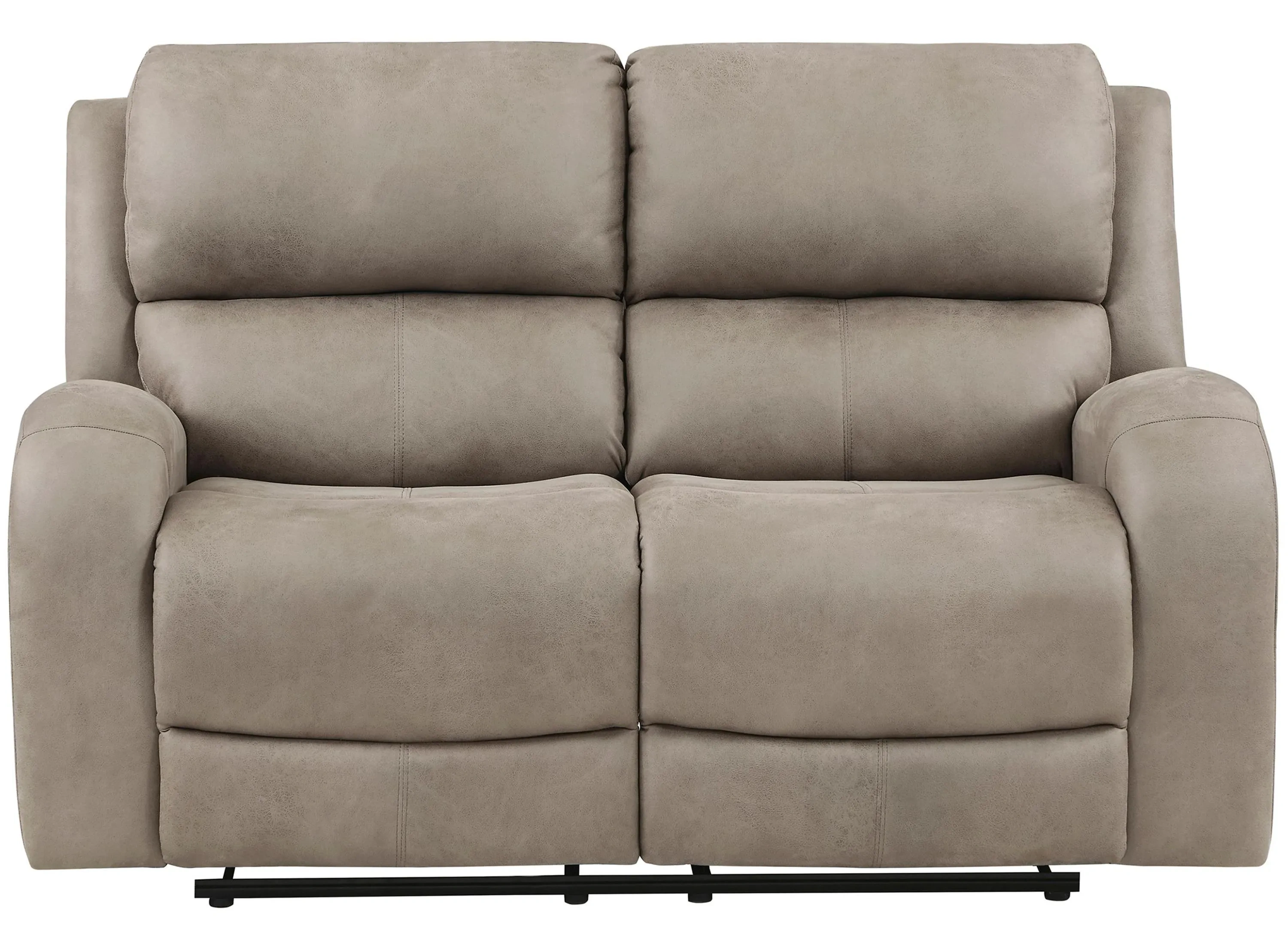 【らいおん】searoomlynn collab パッドinフリル2way Emillia Double Reclining Loveseat | Raymour & Flanigan