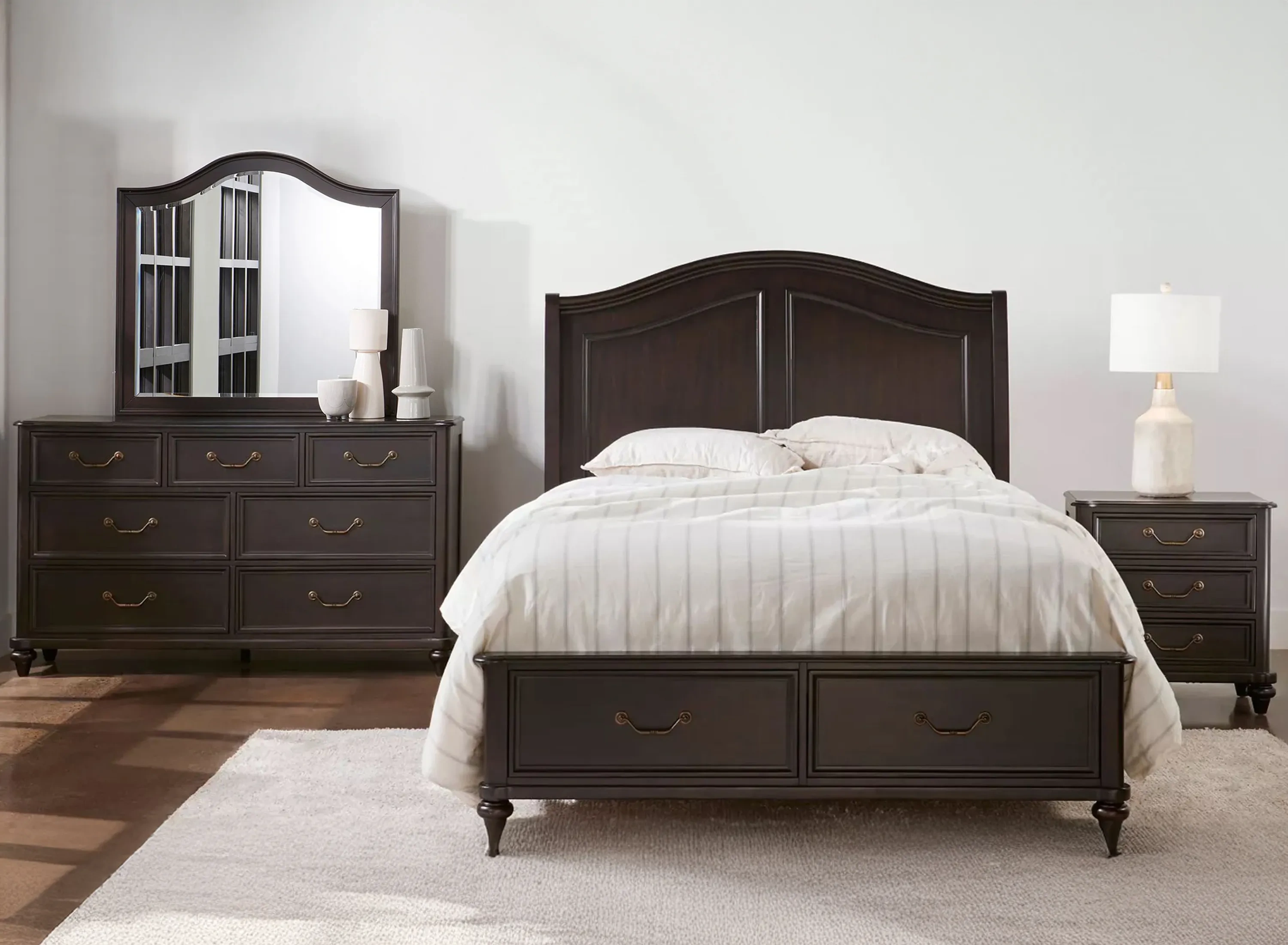 Brooklyn 4 pc. Platform Storage Bedroom Set