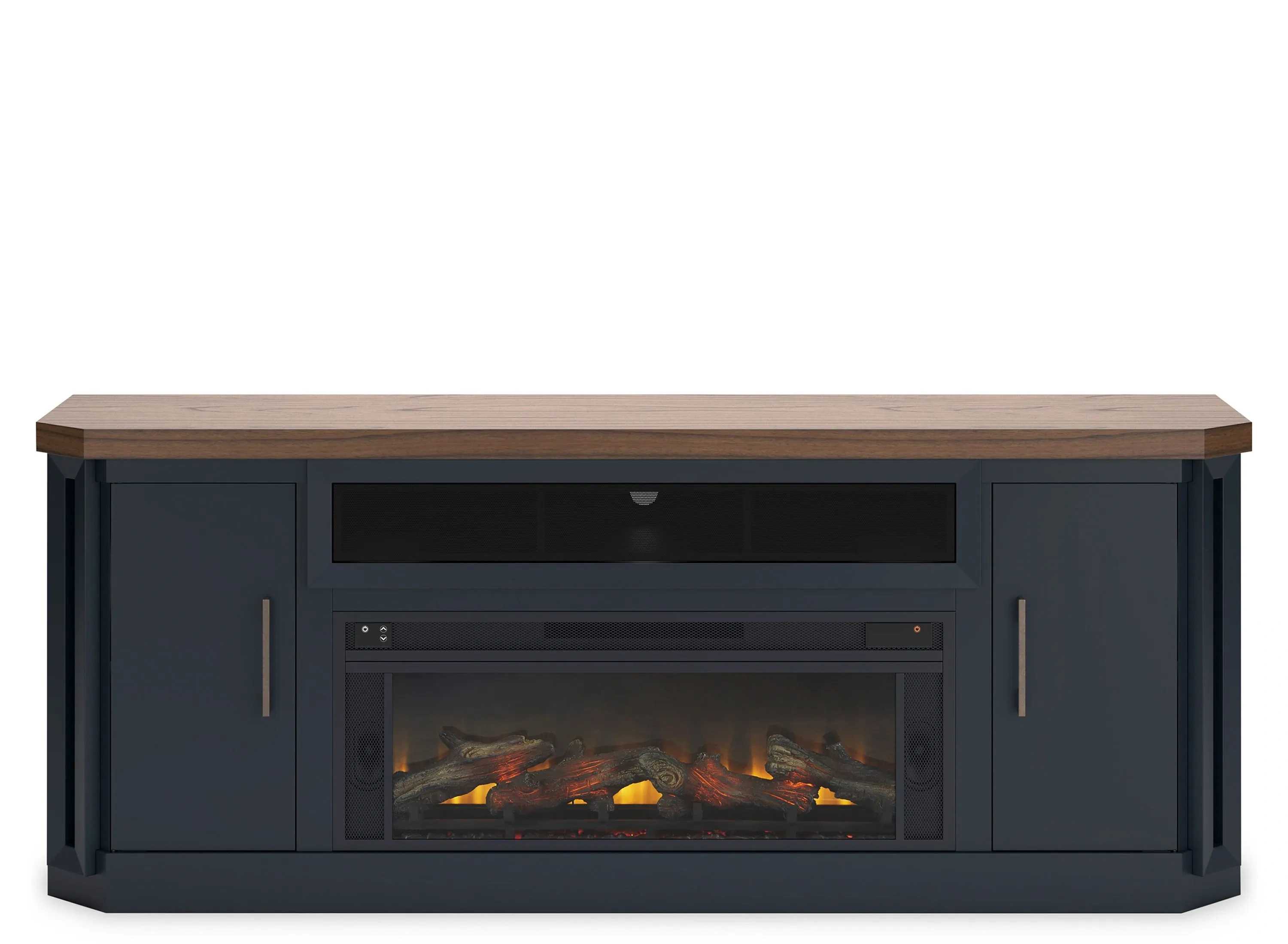 Landocken TV Stand & Fireplace | Raymour & Flanigan