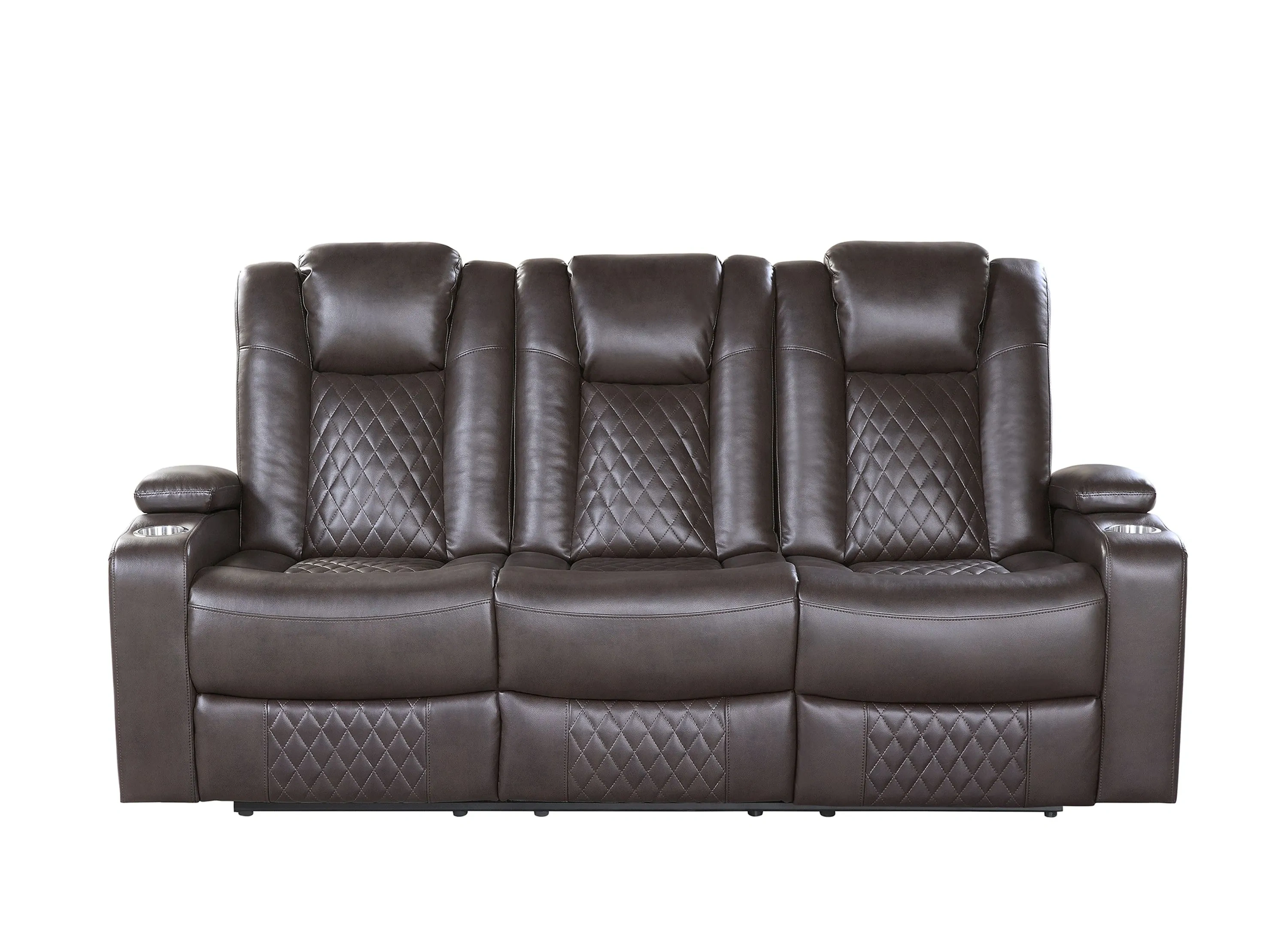Orina Power Double Reclining Sofa With Power Headrests
