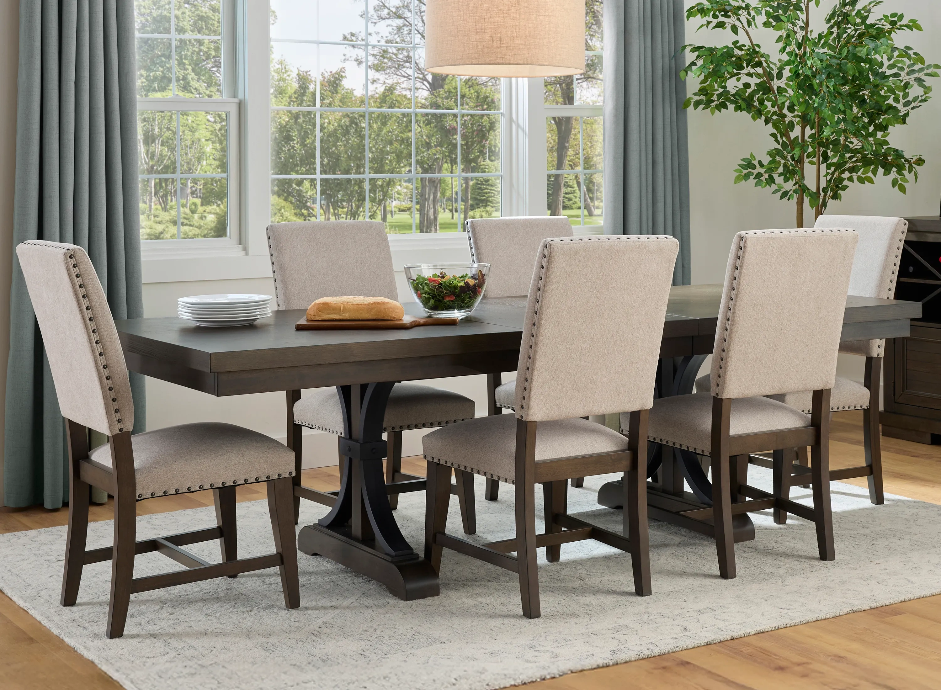 Halloway 7-pc. Dining Set | Raymour & Flanigan