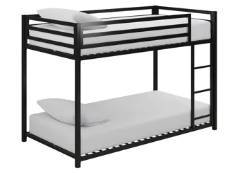 Miles Twin over Twin Bunk Bed Black Product_Grid_Image