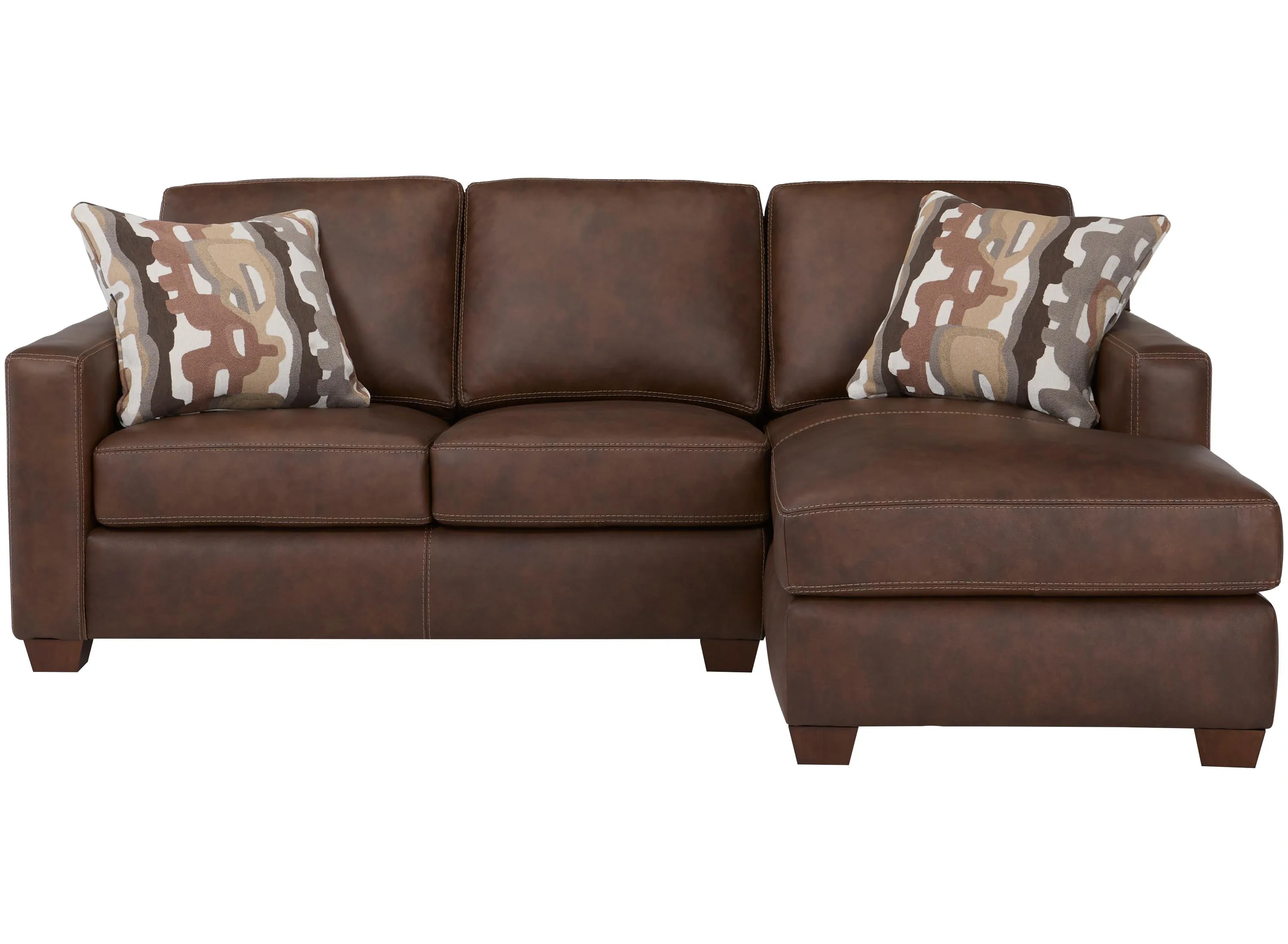 Quinton 2-pc. Leather Sofa Chaise | Raymour & Flanigan