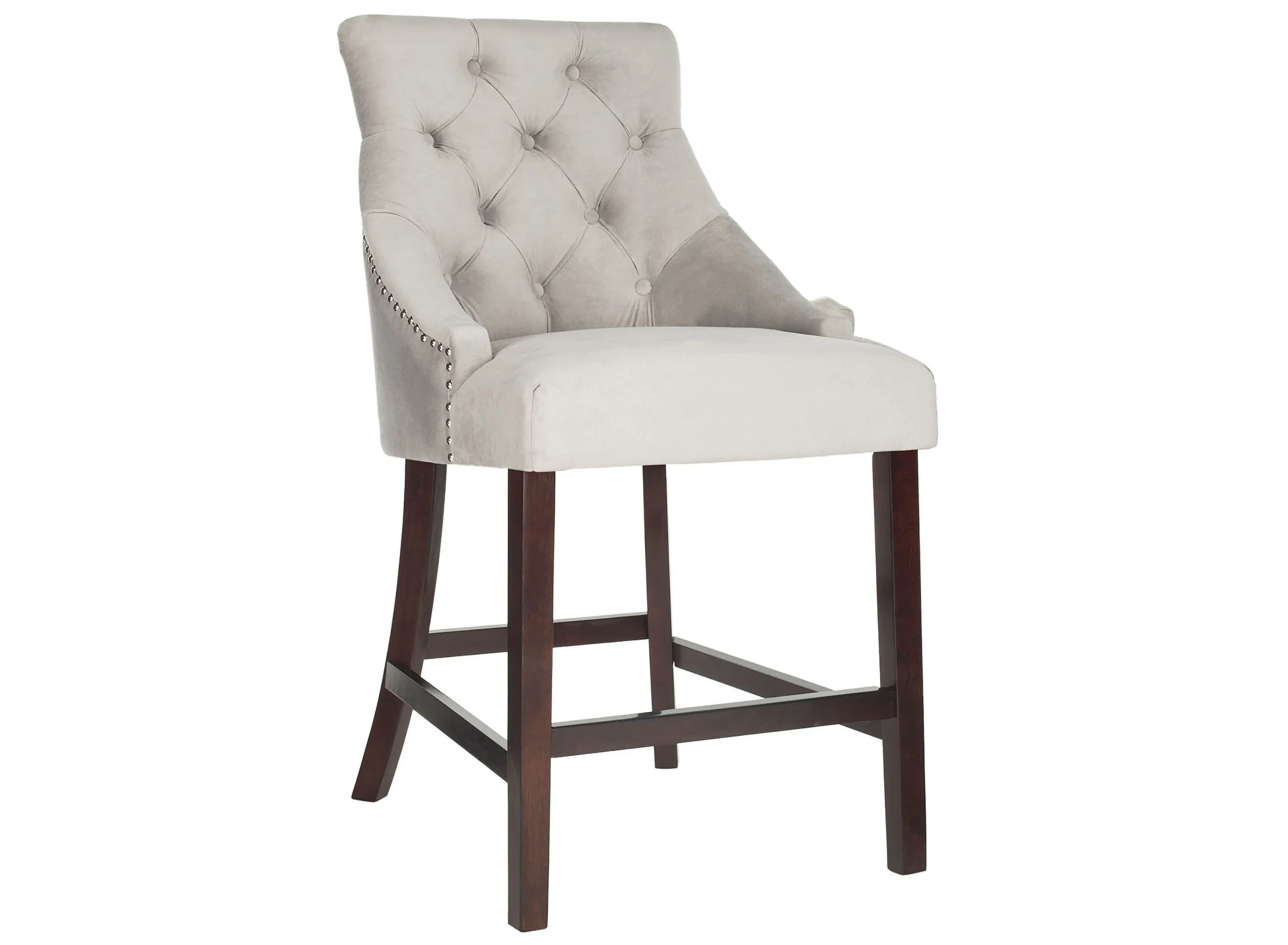 Eleni Tufted Wingback Counter Stool Set of 2