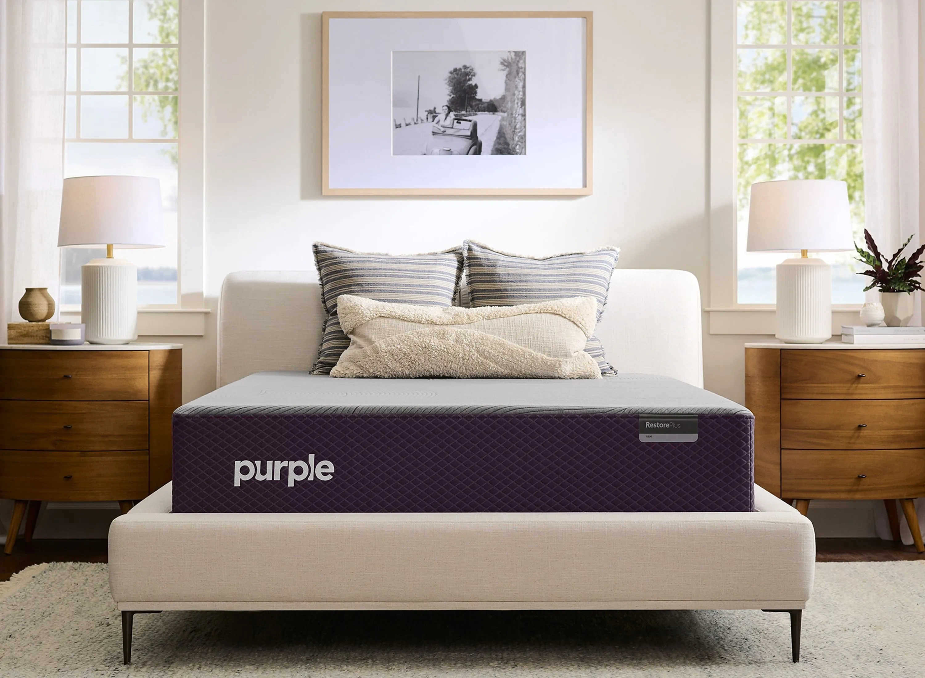 Purple RestorePlus Firm Hybrid Mattress | Raymour & Flanigan