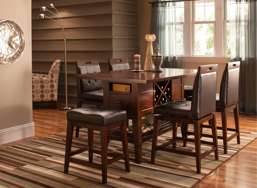 Danfield 7-pc. Counter-Height Dining Set | Raymour & Flanigan