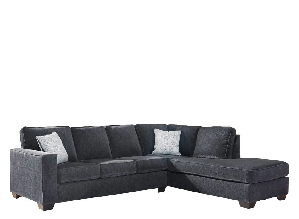 Adelson Chenille 2-pc. Sectional | Raymour & Flanigan