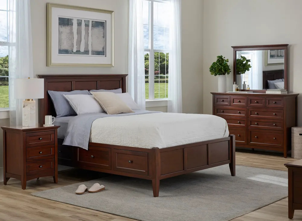 Westlake 4-pc. Platform Bedroom Set w/ Storage Bed | Raymour