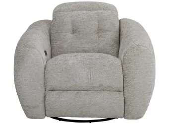 Yardley Chenille Power Recliner With Power Headrest And Lay Flat