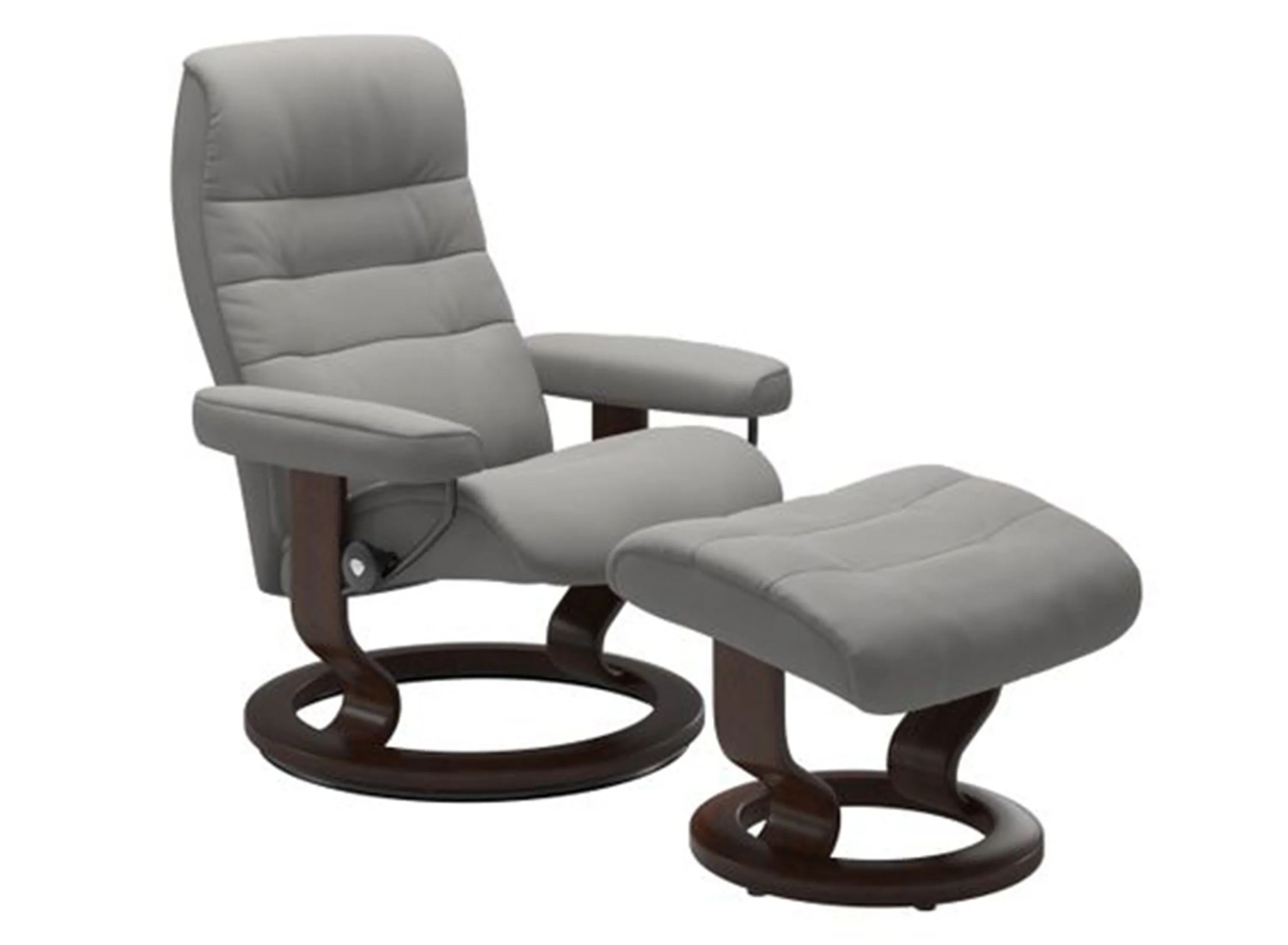 Stressless Opal Large Classic Reclining Chair and Ottoman