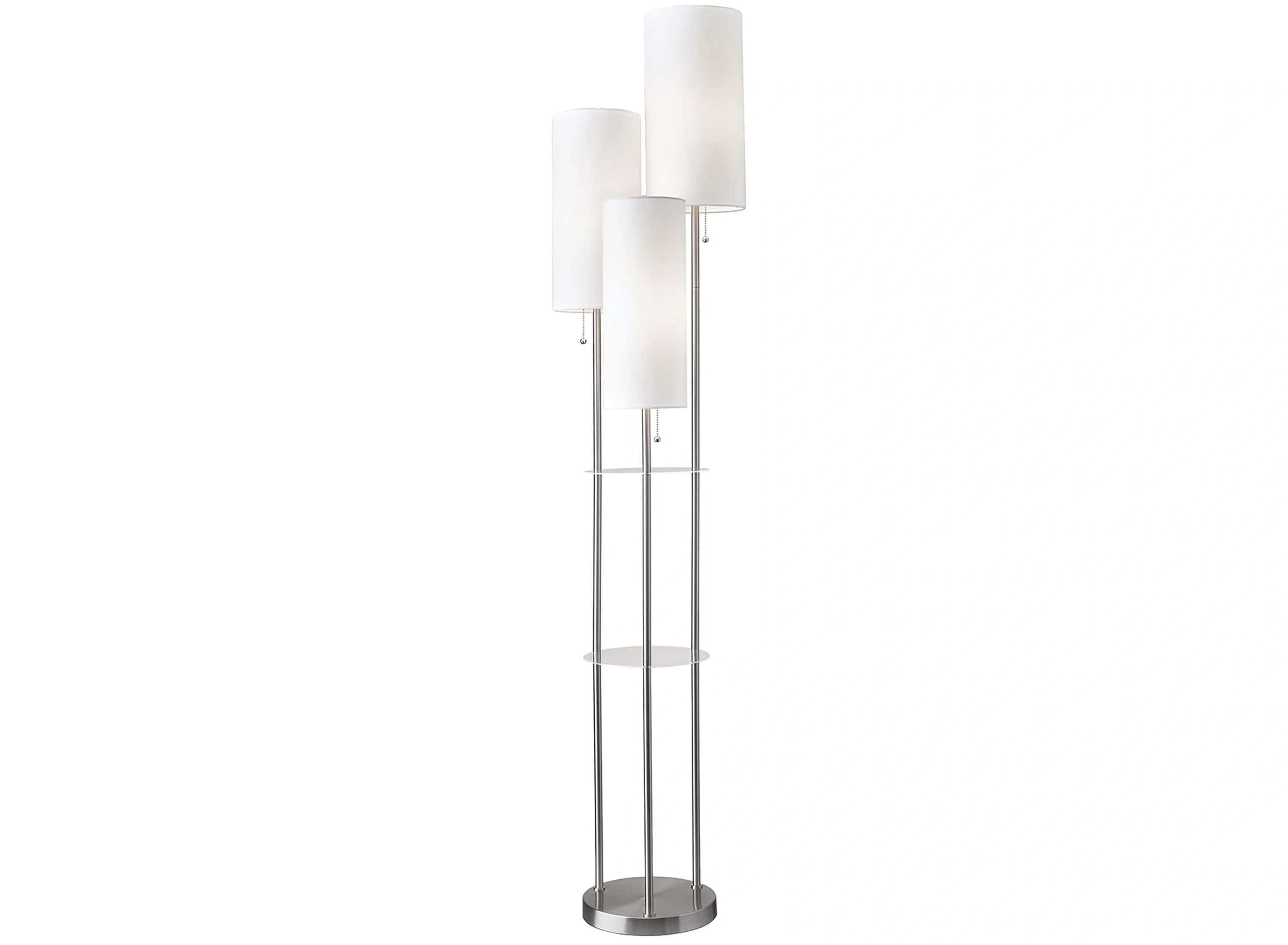 Trio Shelf Floor Lamp | Raymour & Flanigan | Raymour & Flanigan