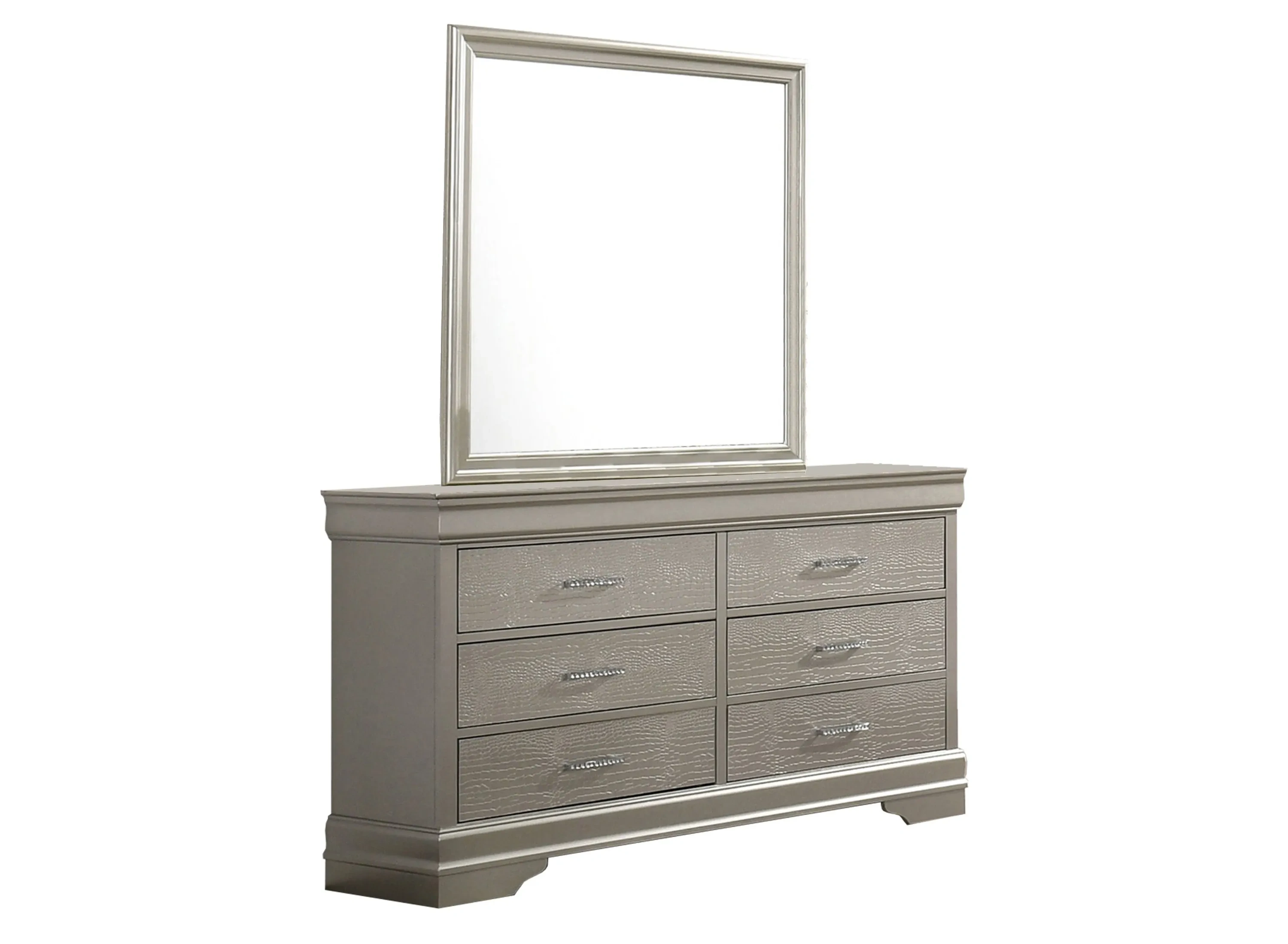 Amalia Bedroom Dresser w/ Mirror | Raymour & Flanigan | Raymour