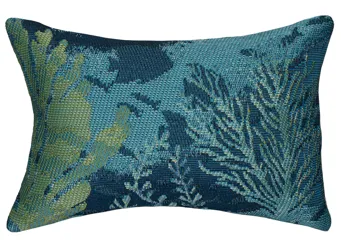 Marina Circles Indoor/Outdoor Pillow