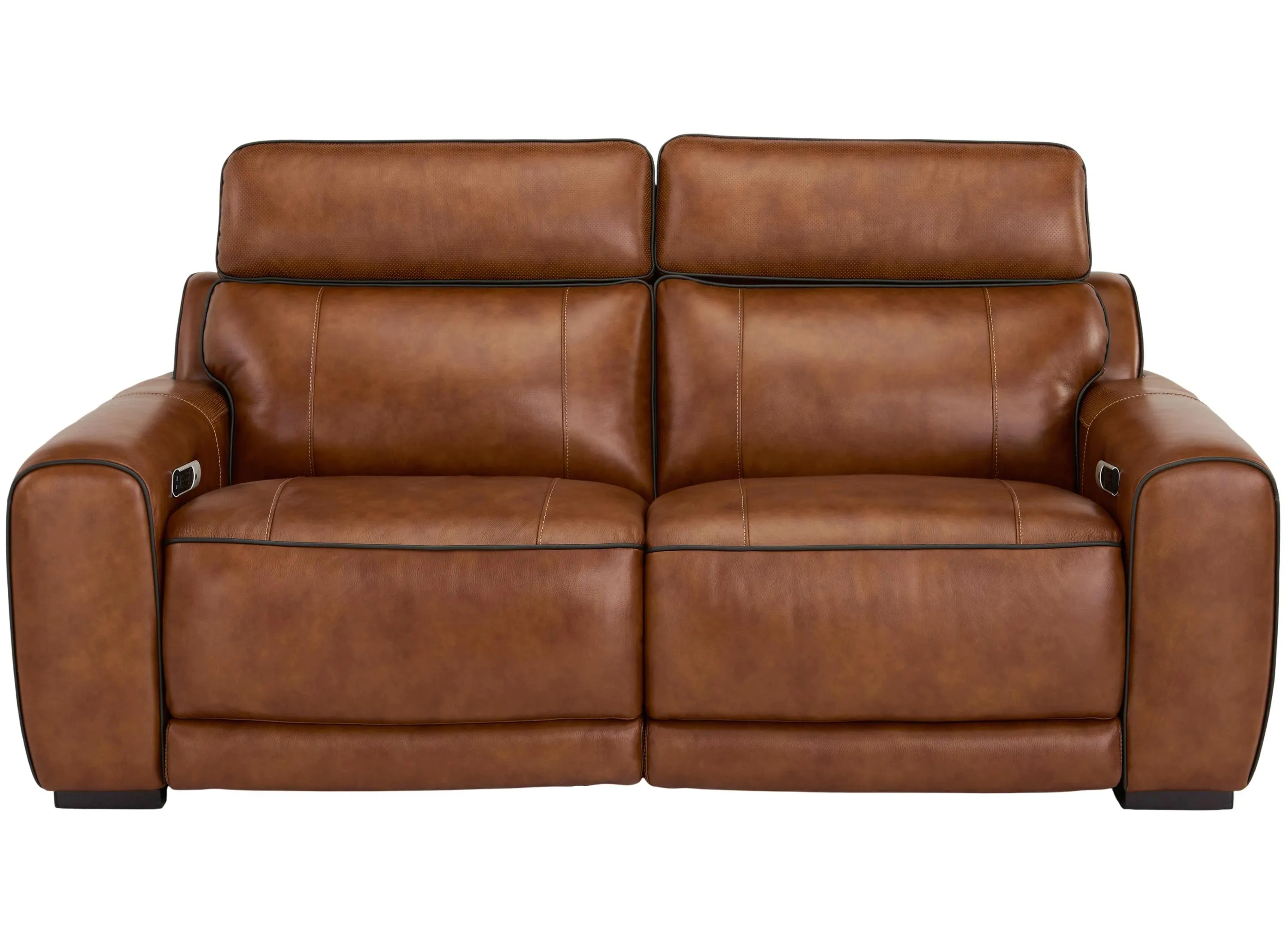 Titan 2-pc. Triple Power Leather Sectional w/ Immersive