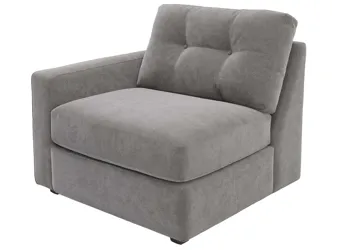 ModularOne Left Arm Facing Chair Granite Product_Grid_Image
