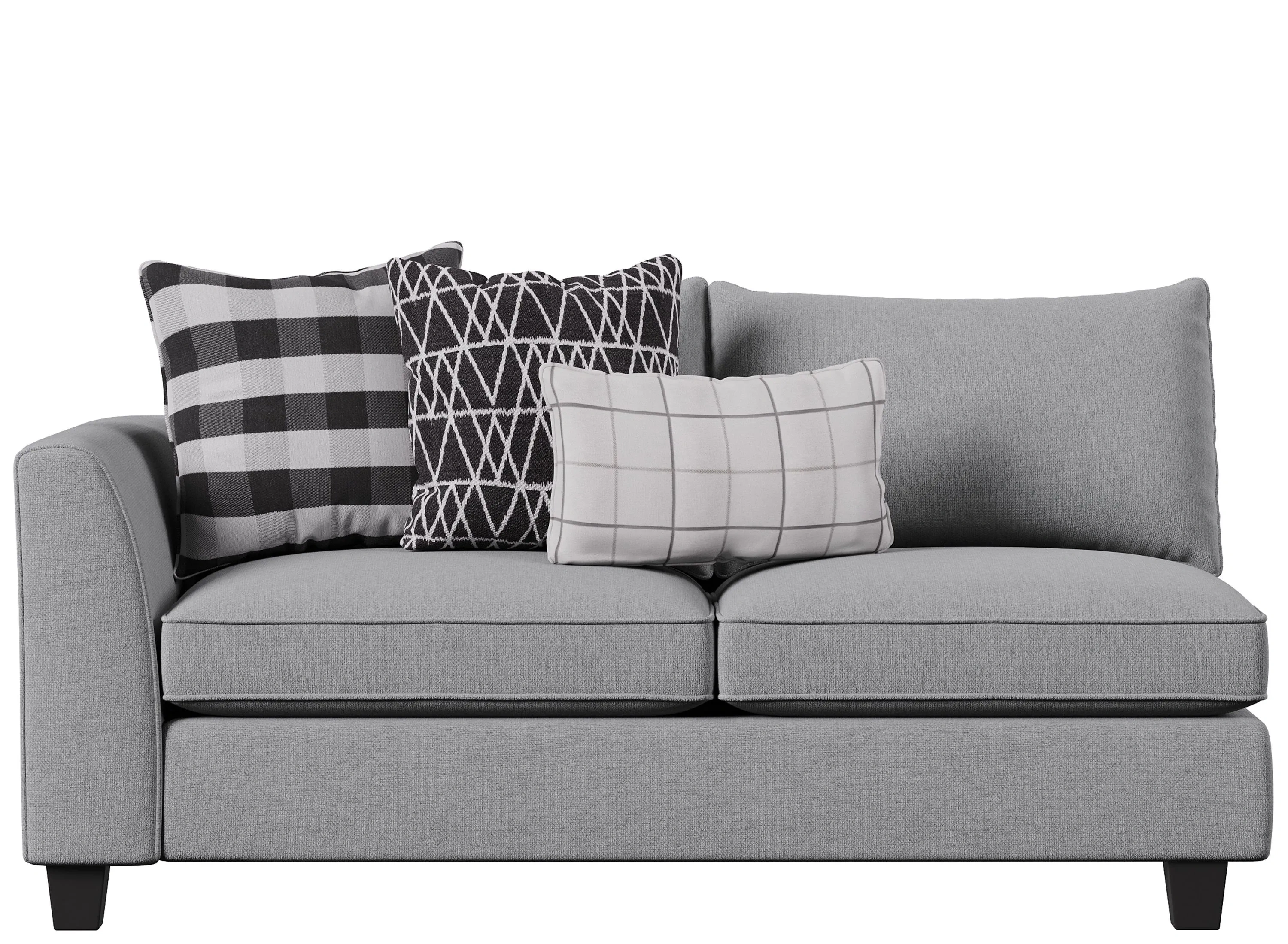 Daine Left Arm Facing Loveseat | Raymour & Flanigan