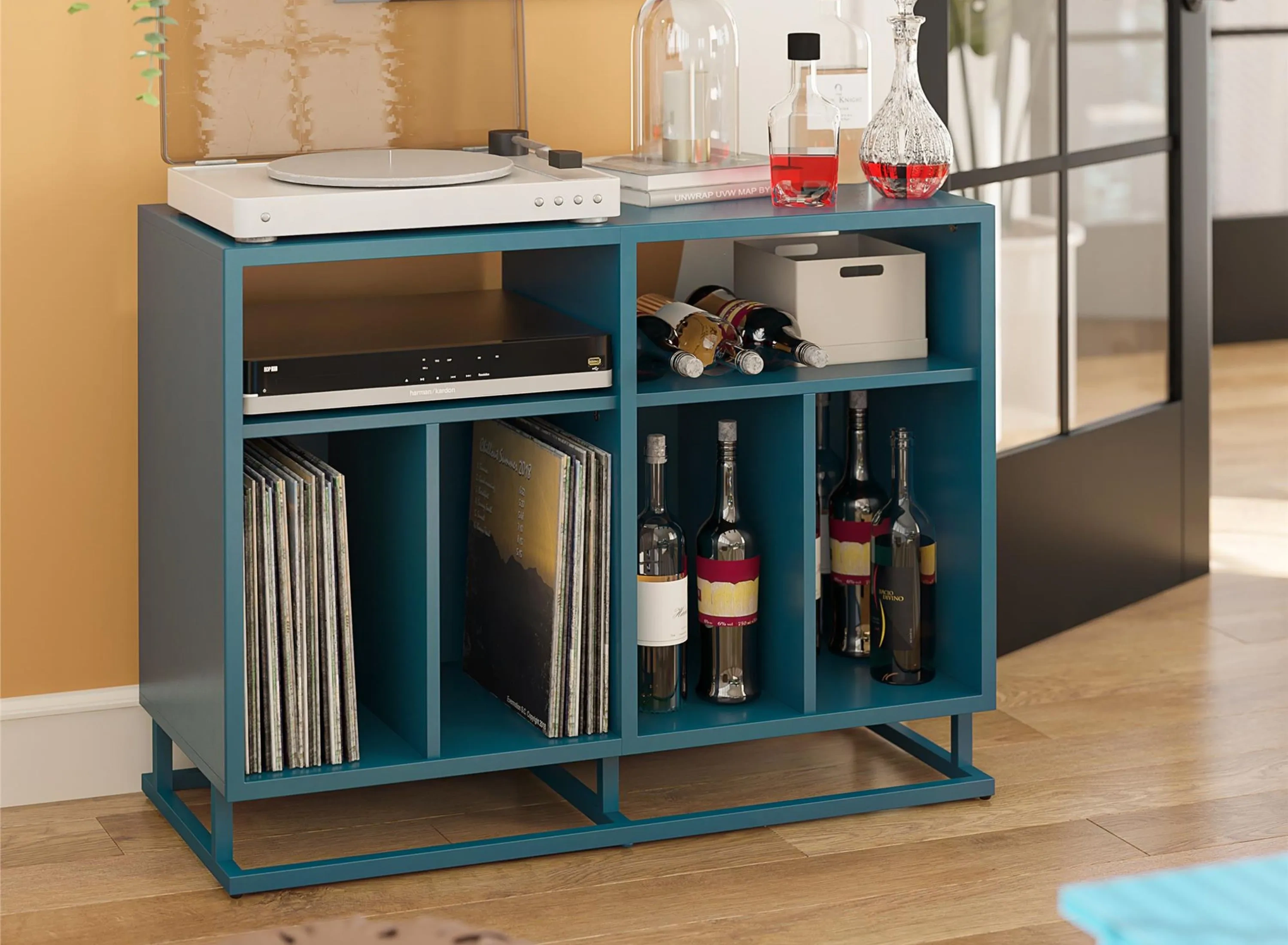 Regal Turntable Console | Raymour & Flanigan