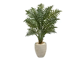 4ft. Evergreen Artificial Plant in Scrape Finish Planter  Product_Grid_Image