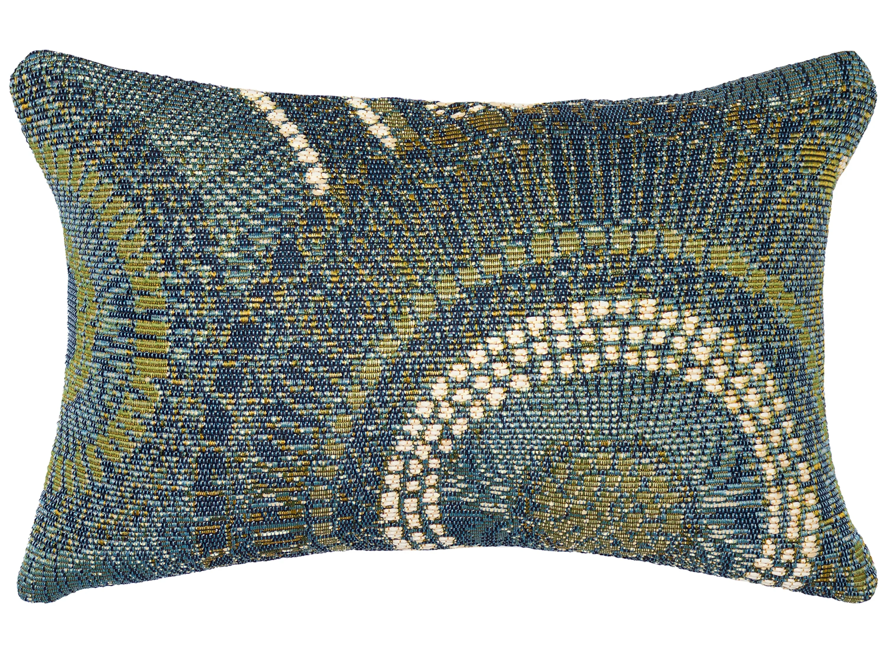 Marina Circles Indoor/Outdoor Pillow
