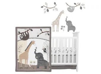 Baby Jungle 4-Piece Crib Bedding Set  Product_Grid_Image