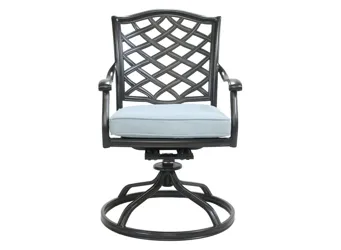 Halston Outdoor Dining Swivel Chair - Set of 2  Product_Grid_Image