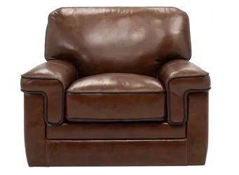 Colton Leather Swivel Chair Brown Product_Grid_Image