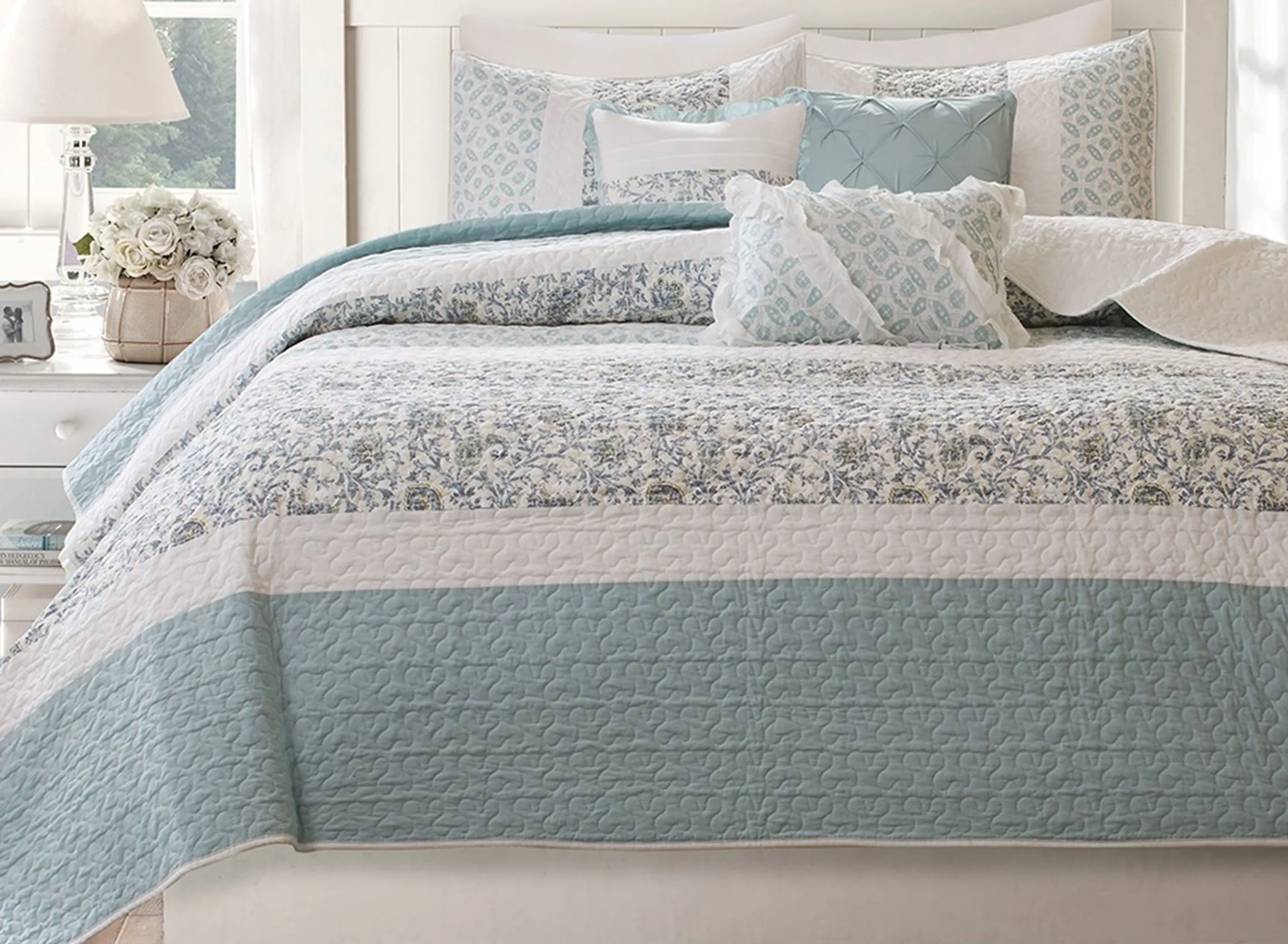 Dawn King/Cal King 6 Pc. Coverlet Set | Raymour & Flanigan
