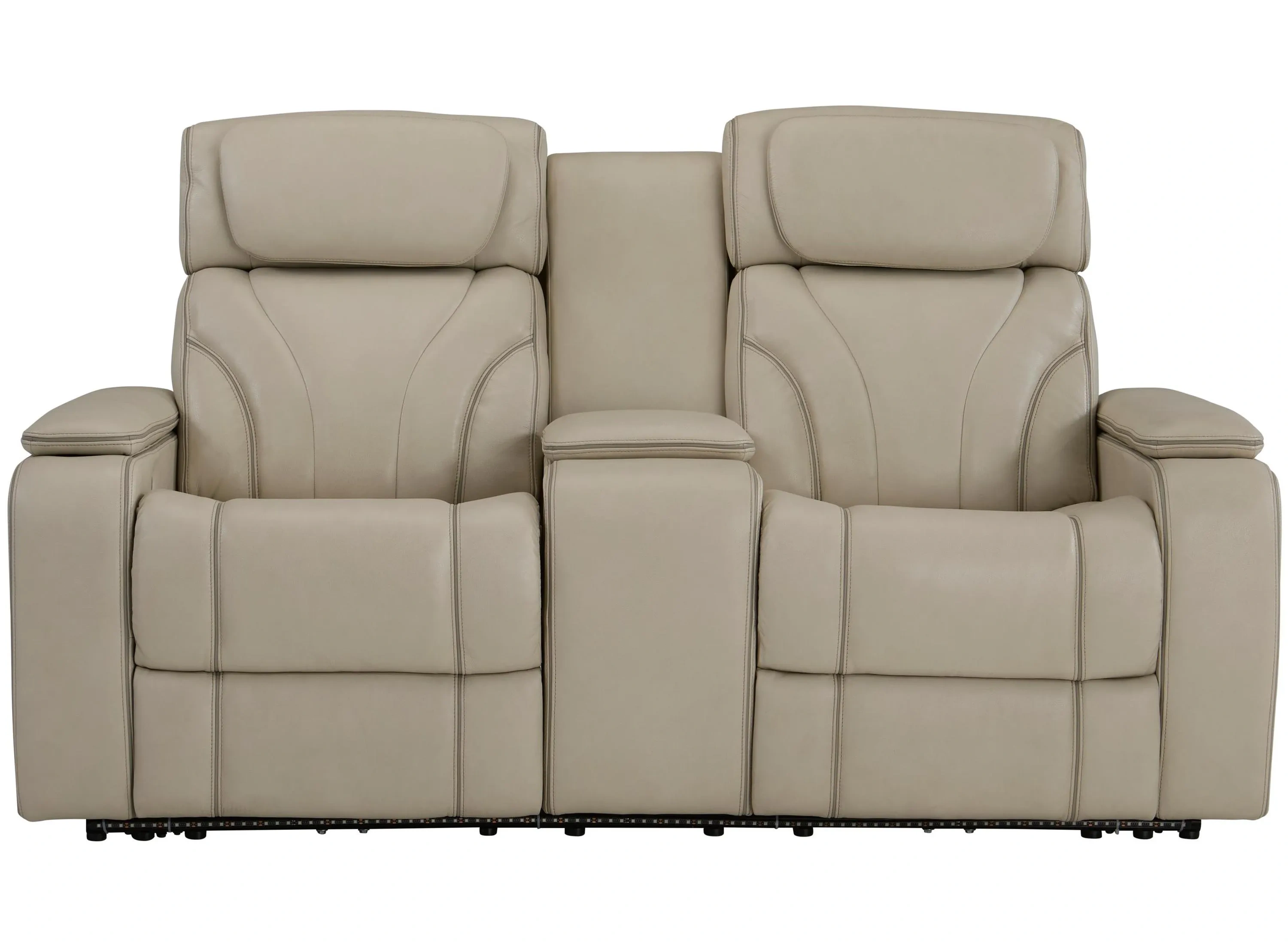 Avis Zero Gravity Power Console Loveseat w/ Power Headrest, Heat