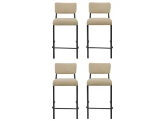 Lehman Counter Stool: Set of 4 Penta Linen Product_Grid_Image