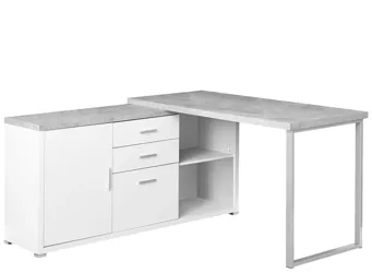 Jojo 60" Computer Desk WHITE Product_Grid_Image