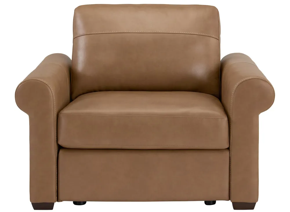 Harley 2-pc. Leather Chair | Raymour & Flanigan
