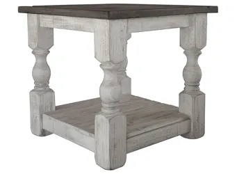 Stone Square End Table