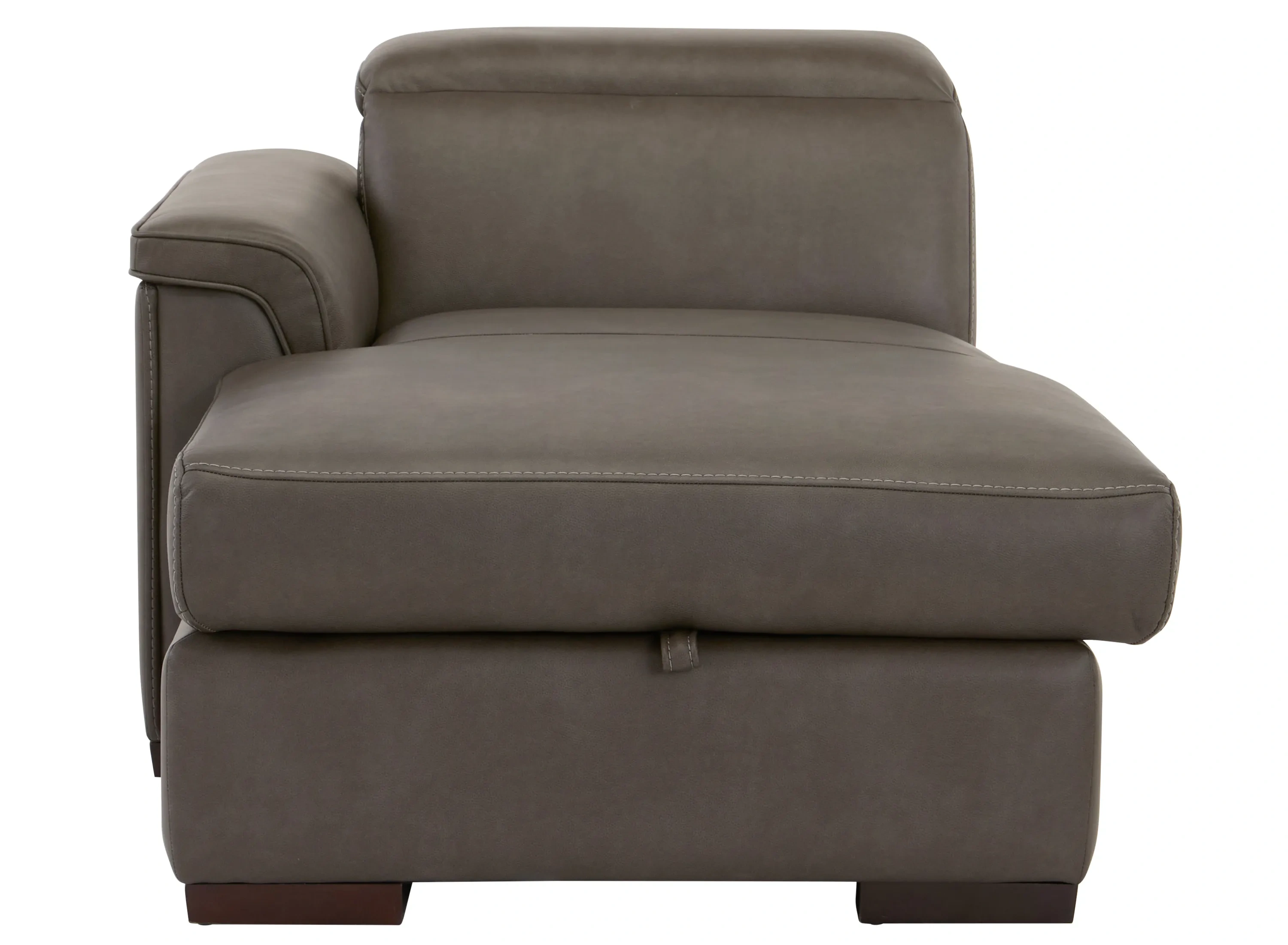 Orion Left Arm Facing Storage Chaise w/ Speaker Headrest | Raymour